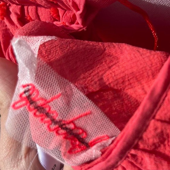 Free People Primmy Midi Dress Size Small Ice Coral dress Retails $250 - Picture 8 of 8